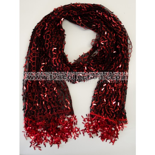 LP63 Sequin Oblong Scarf 